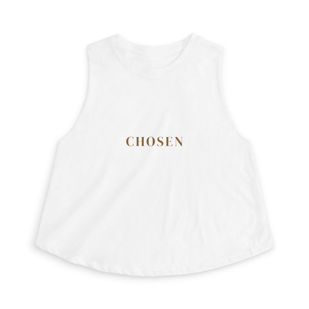 Chosen Crop Top — Women's Inspirational Sleeveless Tank