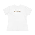 Becoming Women's Cotton Tee — Minimal Inspirational Graphic Shirt