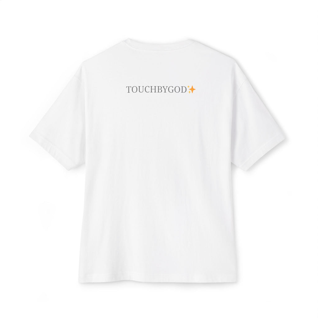 Becoming / TouchbyGod Minimalist Oversized Tee — Inspirational Graphic Shirt