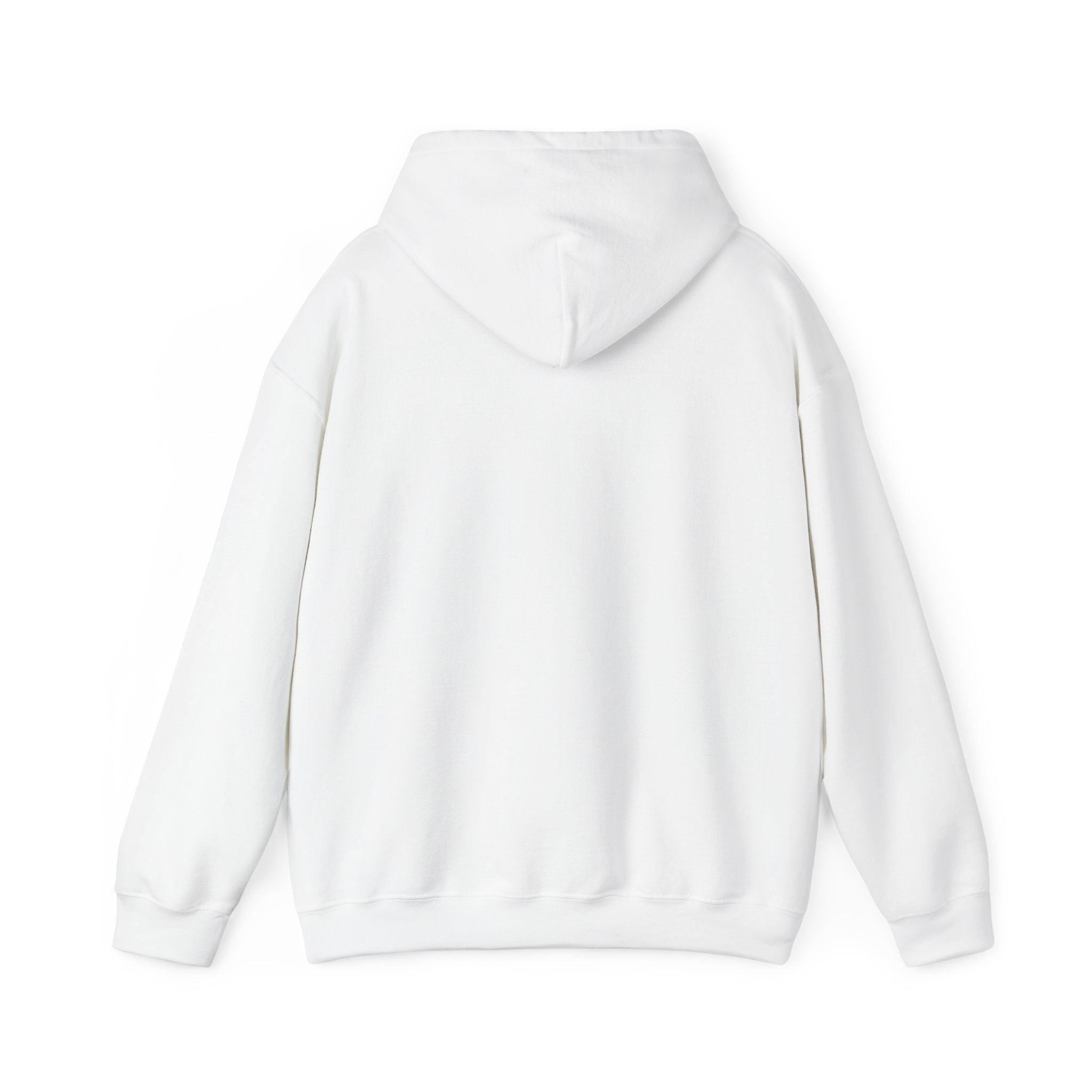 TOUCHBYGOD Minimalist Logo Hoodie — White Graphic Hooded Sweatshirt