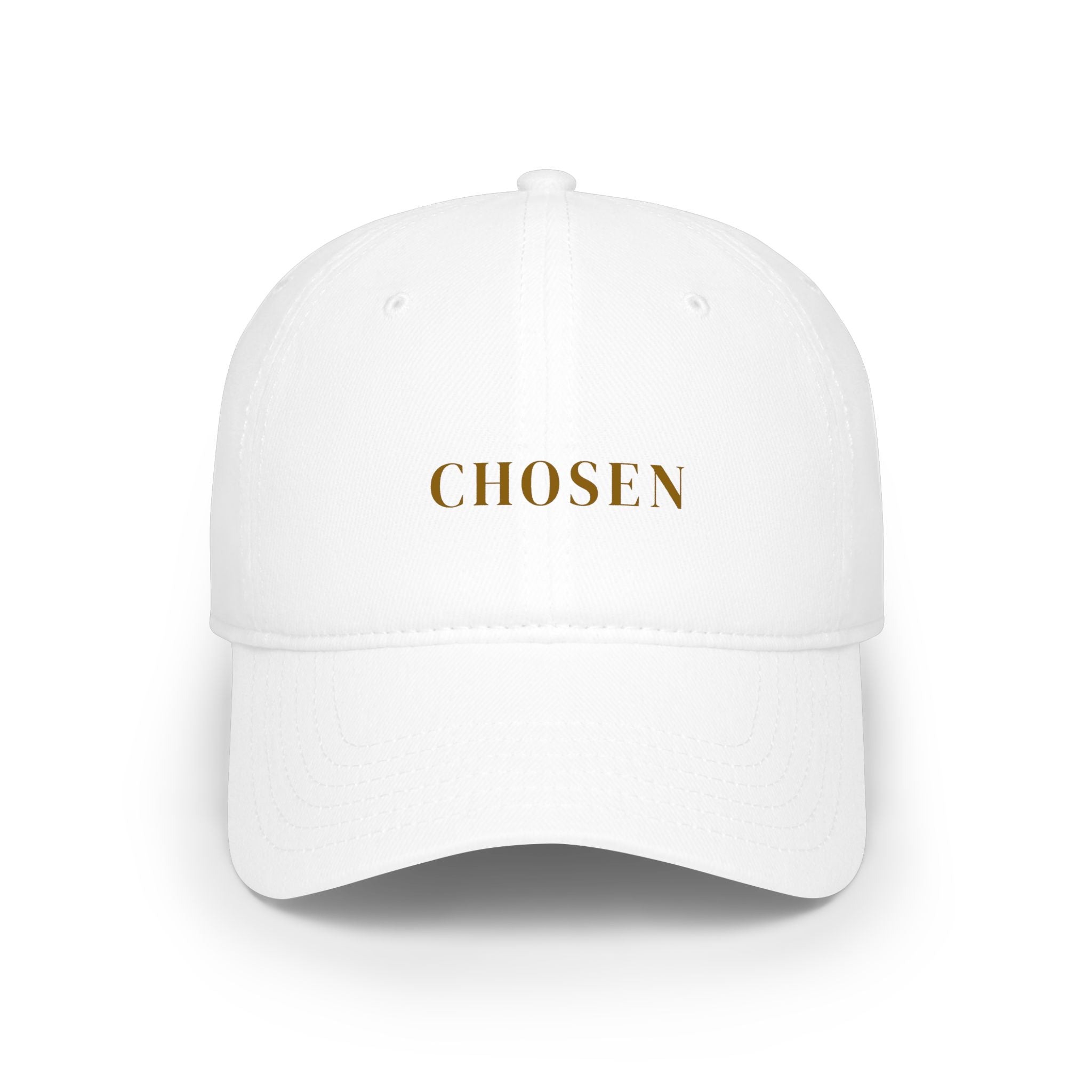Low Profile Baseball Cap - Customizable 100% Cotton Low-Fit Cap